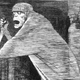 1888 newspaper illustration portraying Jack The Ripper as the personification of urban neglect